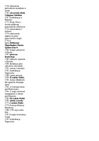 Daty od 1385r do 1863r