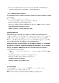 Techniki badań ilościowych