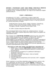 Gospodarka po II wojnie światowej