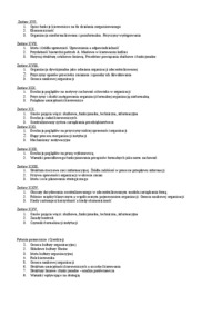 Podstawy organizacji - pytania na egzamin