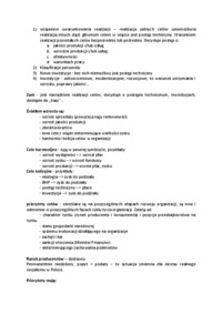 Spór o cele organizacji