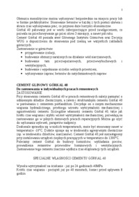 Cement glinowy Górkal 40 - charakterystyka