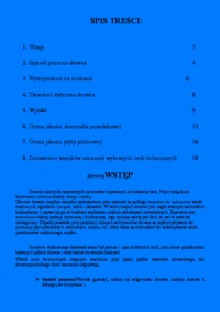 Badanie wybranych cech technicznych drewna 