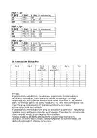 Zasady działania przerzutników - ćwiczenie