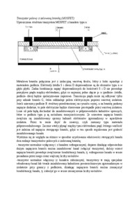 Tranzystory - zagadnienia teoretyczne