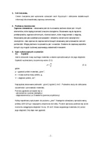 Badania wybranych cech fizycznych materiałów budowlanych