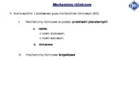 Mechanizmy różnicowe