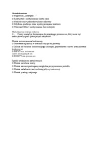 Metoda kosztowa