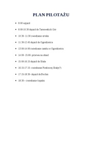 Ćwiczenia terenowe - opracowanie tekstowe dnia (2)