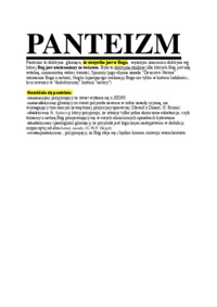panteizm
