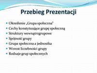 Grupy społeczne - Struktury wewnątrzgrupowe 