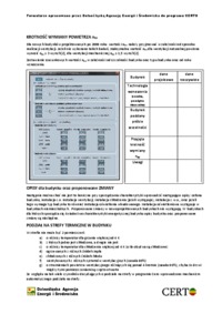 Przygotowanie danych do charakterystyki energetycznej budynku 