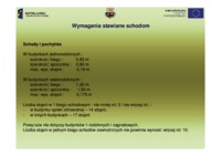 Wymagania stawiane schodom - opracowanie