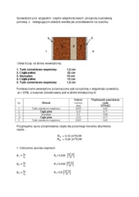 Projekt przegrody budowlanej pionowej 
