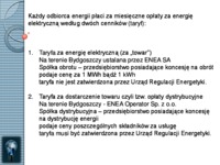 Opłaty i taryfy symulacje za energię