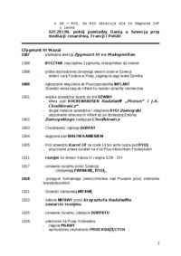 Wojny polsko - szwedzkie