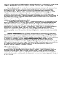 Formy ochrony przyrody - gatunki chronione