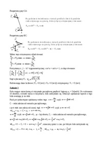 Kinematyka ciała sztywnego - zadania