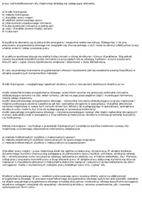 Metodyka kształtowania zdolności siłowych