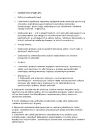 Osobowość społeczna - Czynniki biogenne 