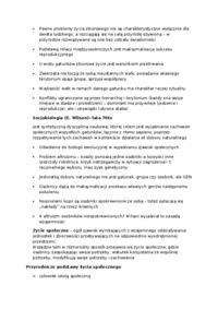 Przyrodnicze podstawy życia społecznego