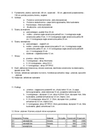 Opis techniczny budyku wielokondygnacyjnego