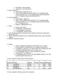 Opis techniczny budynku wielokondygnacyjnego