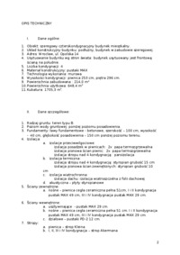 Projekt architektoniczno-budowlany budynku mieszkalnego czterokondygnacyjnego 2