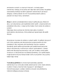 Giełda Papierów Wartościowych - Transakcja giełdowa