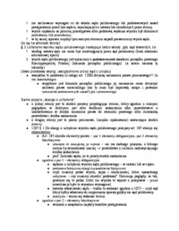 Postępowania - opracowanie zagadnień - wykład