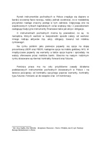 Rynek instrumentów pochodnych w Polsce