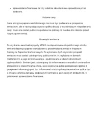 Prospekt emisyjny - Emitent