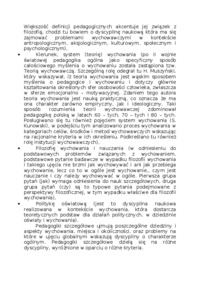  Subdyscypliny Pedagogiki-omówienie