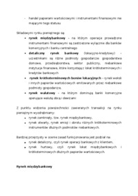 Rynek pieniężny - rynek międzybankowy