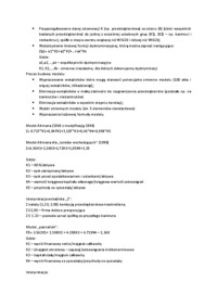 Symptomy zagrożenia wynikajzce ze sprawozdania finansowego