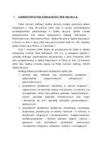 Analiza finansowa PKN Orlen