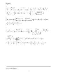 Całkowanie funkcji trygonometrycznych - Funkcja wymierna
