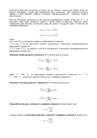 Miary sił korelacji dwóch zmiennych