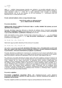 Statystyka - szeregi czasowe