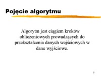 Złożność obliczeniowa, algorytm
