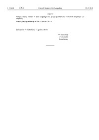 Decyzja Rady 14.12.2010