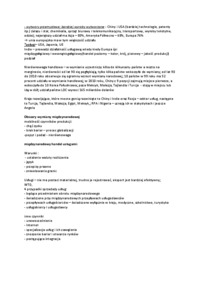 Międzynarodowe struktury handlu 26.10.2012