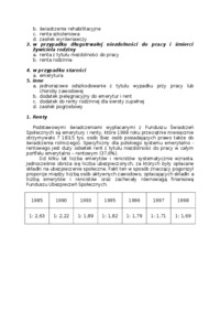 Renty i zasiłki z ZUS