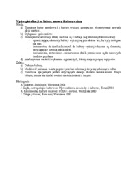 Wpływ globalizacji na kulturę masową i kulturę wyższą.