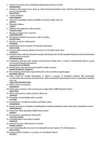 Definicje z ekonomii  po angielsku cz.III