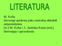 Stereotyp spiskowy - prezentacja