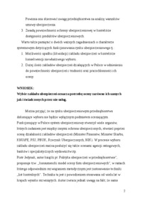 Wybór firmy ubezpieczeniowej