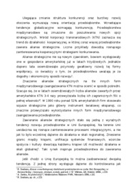 Alianse strategiczne -  przedsiębiorstwo