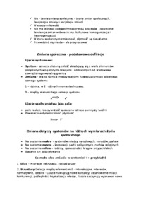 Teoria zmian społecznych - geneza, dylematy