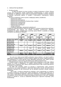 Analiza strategiczna firmy budowlanej - Analiza SWOT